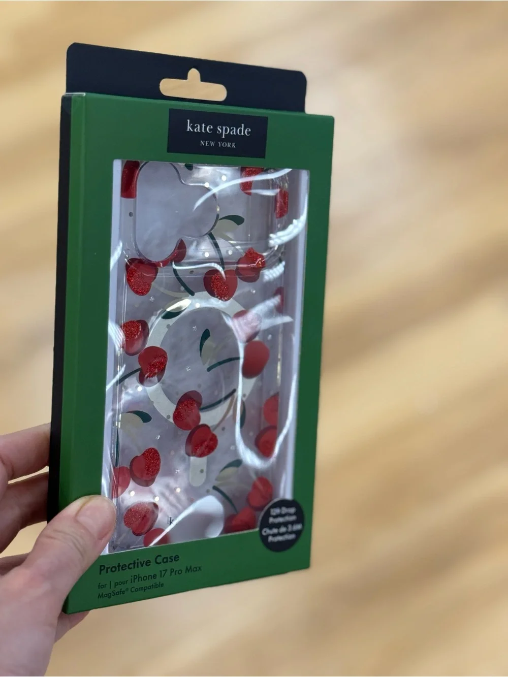 kate spade Clear Cherry iPhone Case - Red